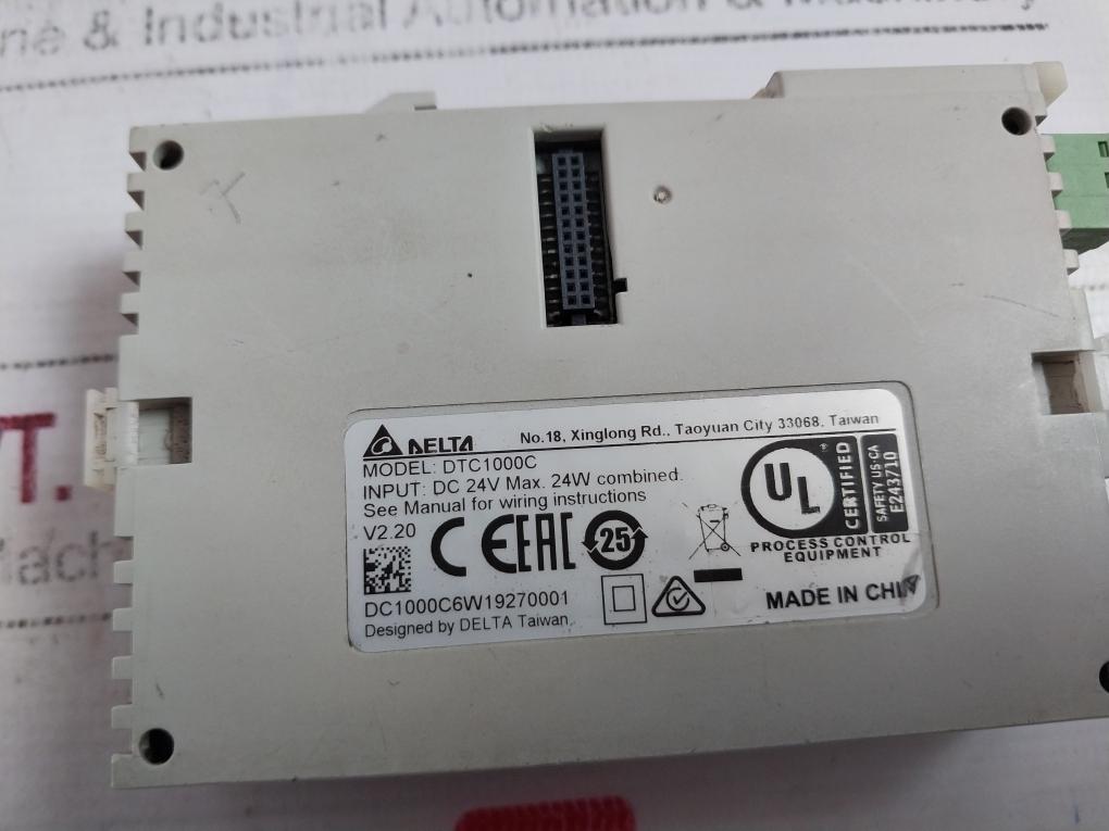 Delta Dtc1000c Slim Temperature Controller Module 24v Dc Max 24w Input