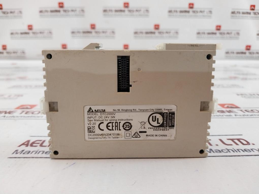 Delta Dtc2000V Process Temperature Controller Dc2000V6W20470186 Dc 24V 3W
