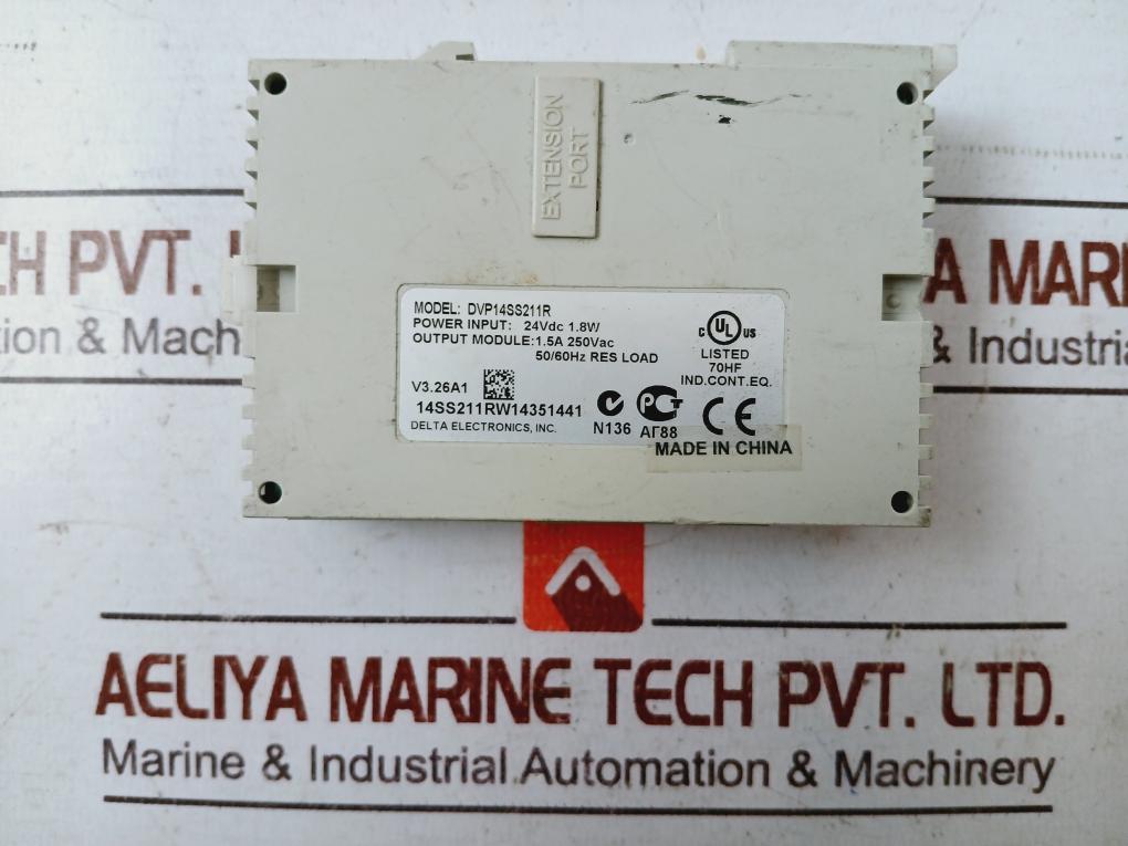 Delta Dvp-14Ss2 Dvp14Ss211R Programmable Logic Controller V3.26A1 50/60Hz