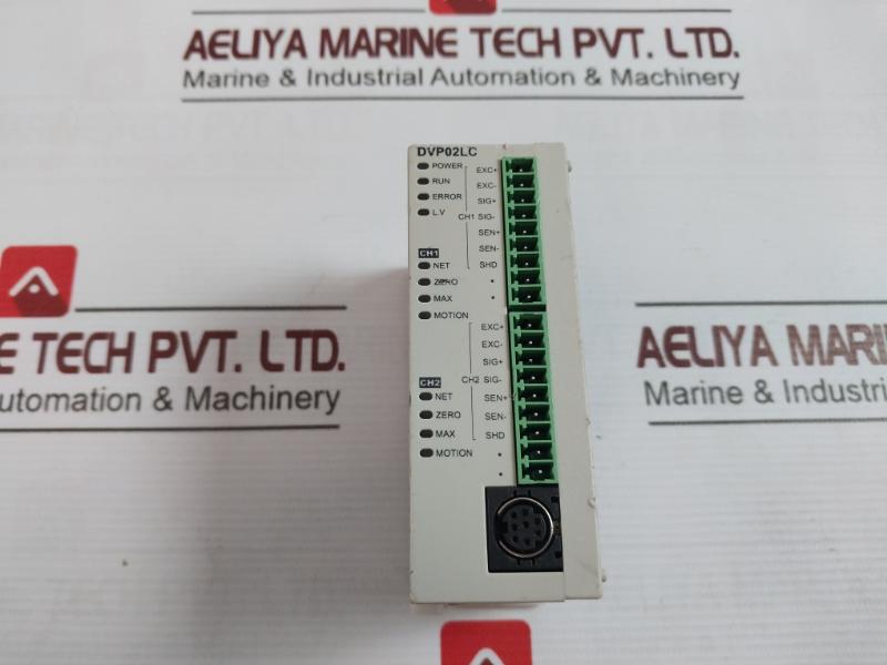 Delta Dvp02Lc-sl Plc Load Cell Module 24Vdc 3W 2 Analog Inputs