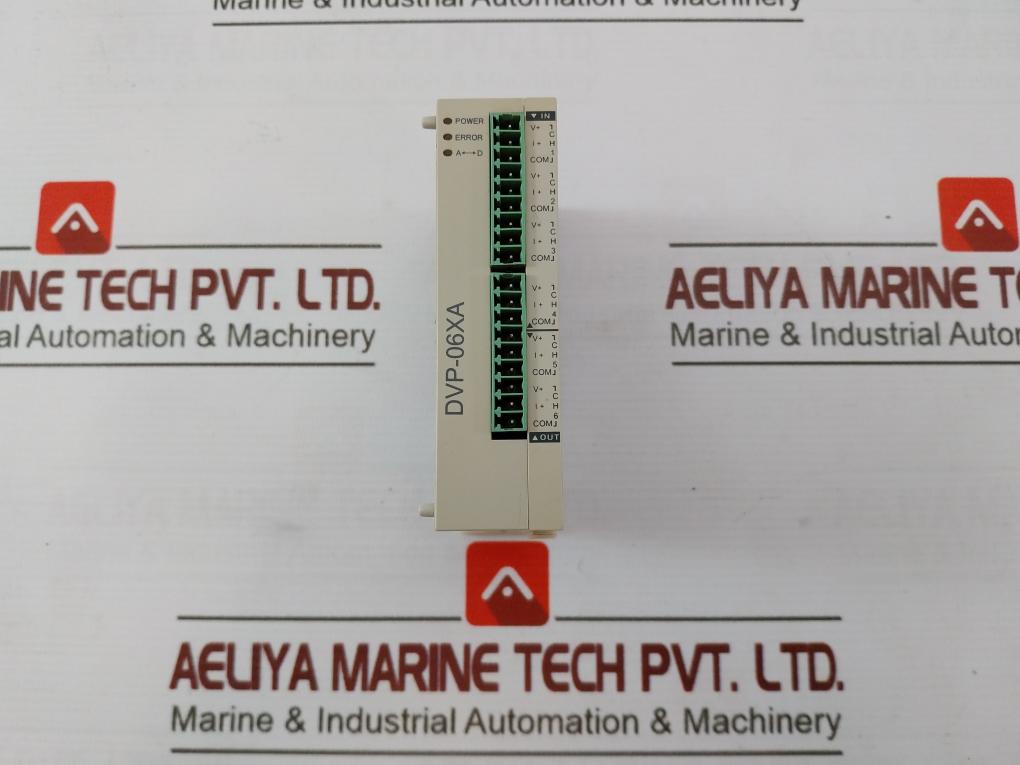 Delta Dvp06Xa-s Analog Input/Output Mixed Module V4.02A0 24Vdc 2W