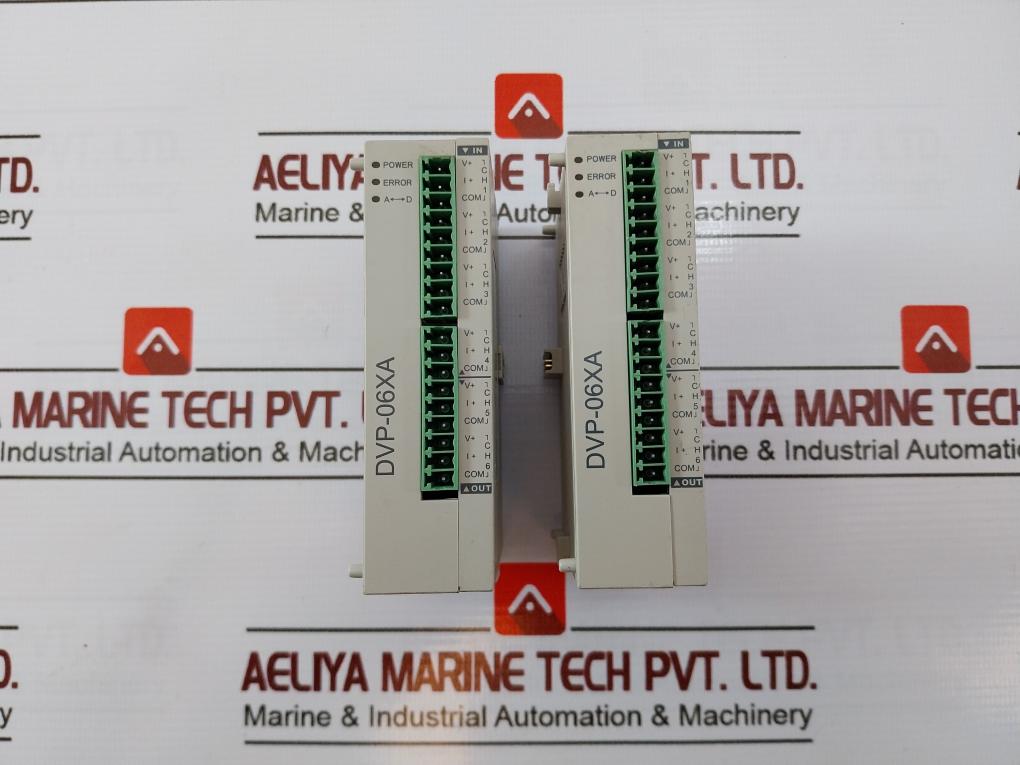 Delta Dvp06Xa-s Analog Input/Output Module, 24Vdc 2W