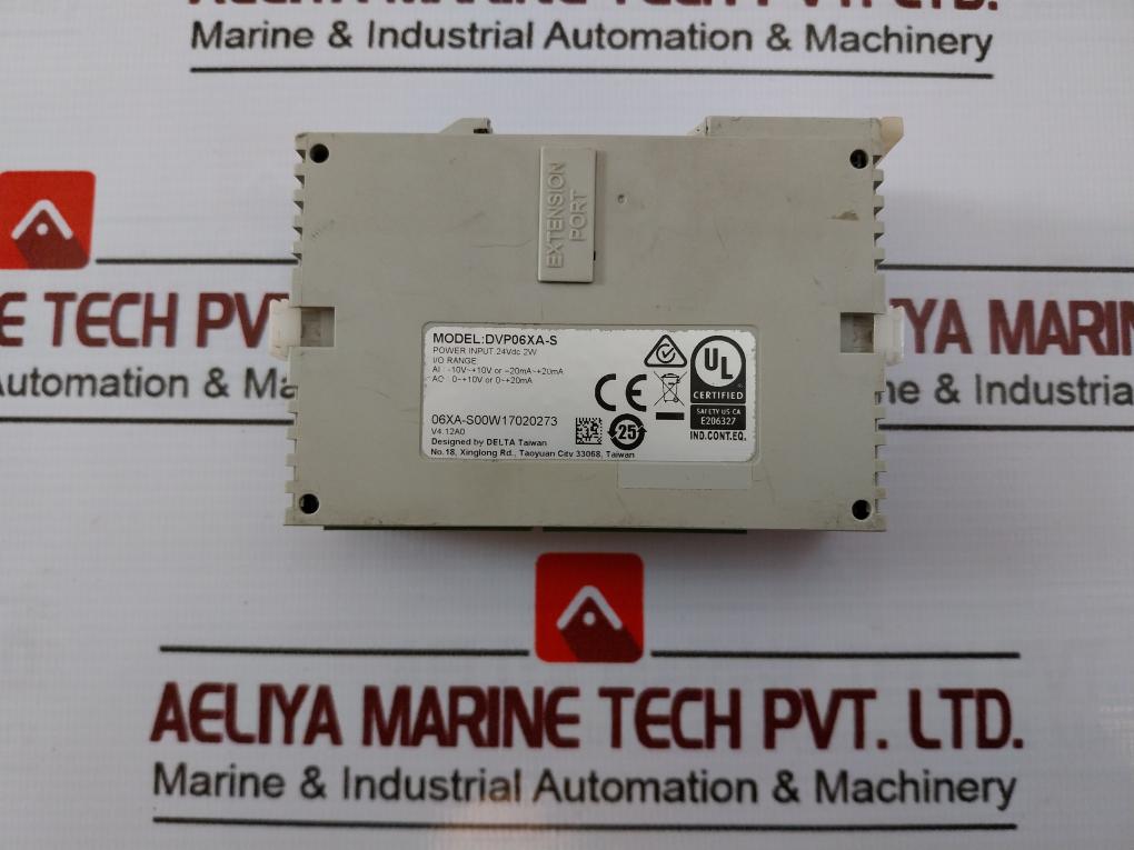 Delta Dvp06Xa-s Analog Input/Output Module 24Vdc 2W