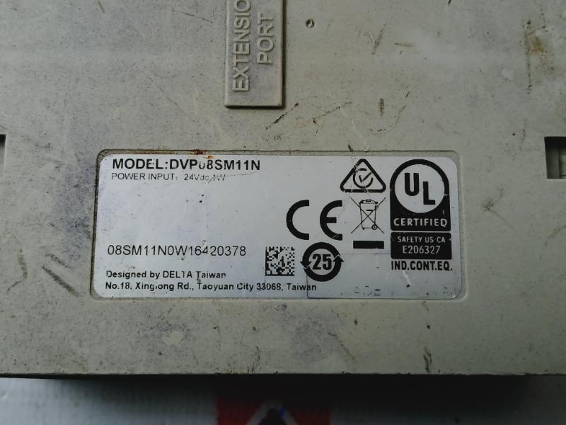 Delta Dvp08Sm11N Plc Input/Output Module Dvp-08Sm 24Vdc 1W  E206327