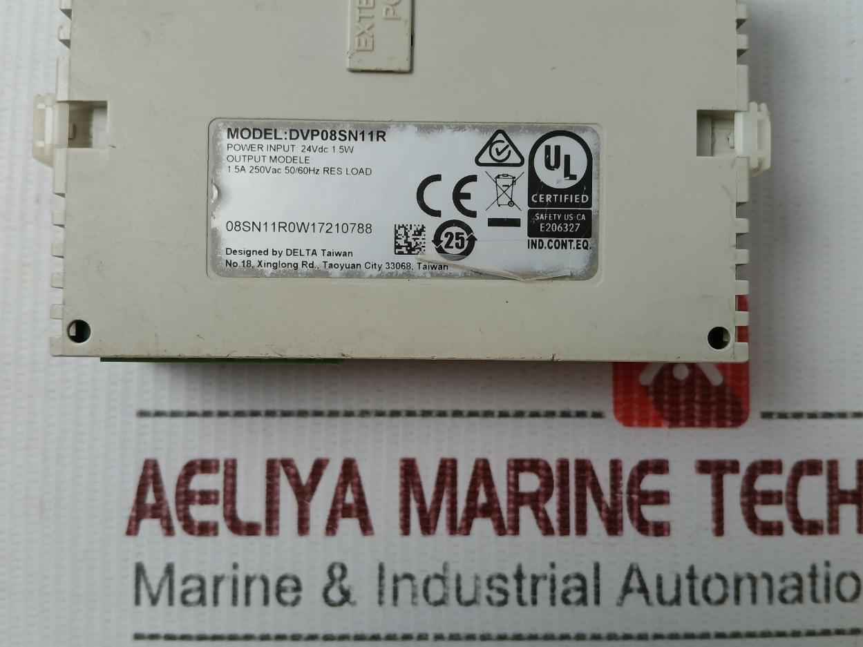 Delta Dvp08sn11r Digital Output Module