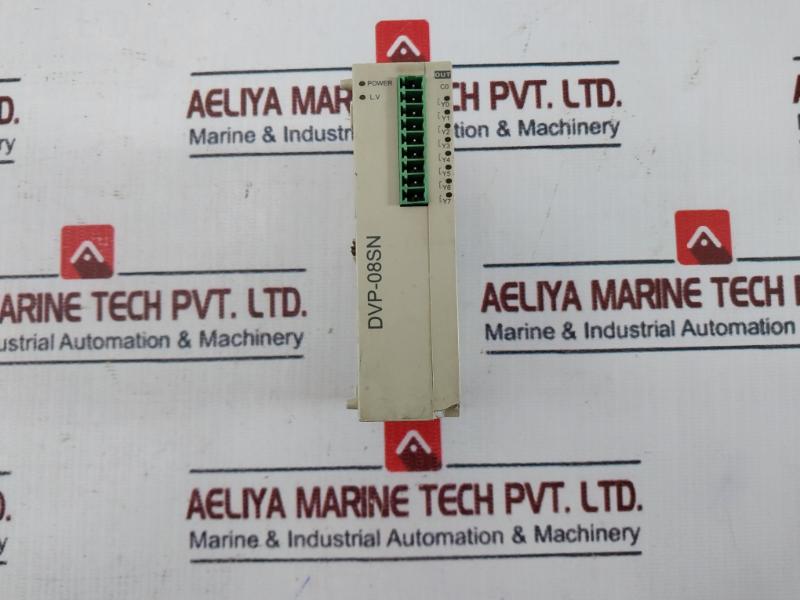 Delta Dvp08Sn11R Digital Output Module 24Vdc 1.5W