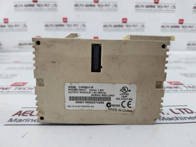 Delta Dvp08Sn11R Digital Output Module 24Vdc 1.5W