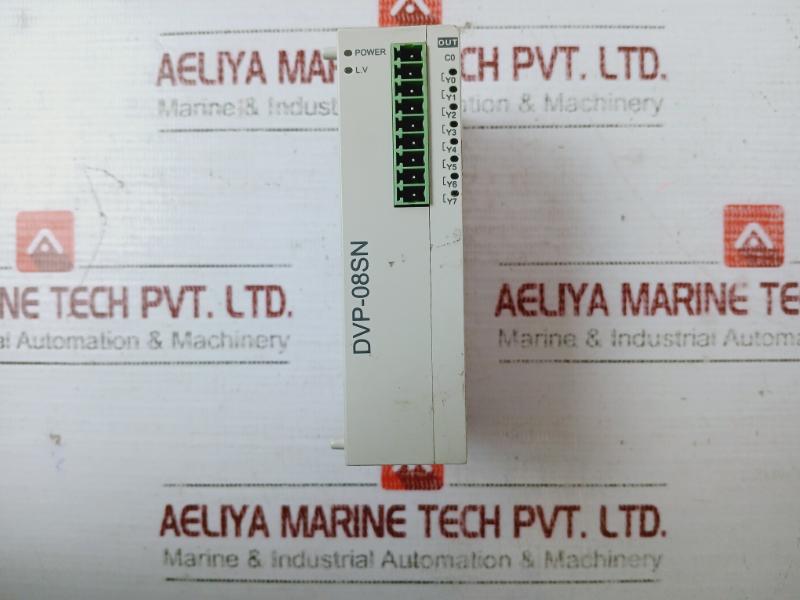 Delta Dvp08Sn11R Digital Output Module Plc E206327 24Vdc 1.5W