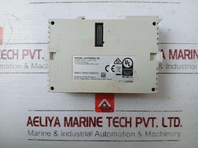 Delta Dvp08Sn11R Digital Output Module Plc E206327 24Vdc 1.5W