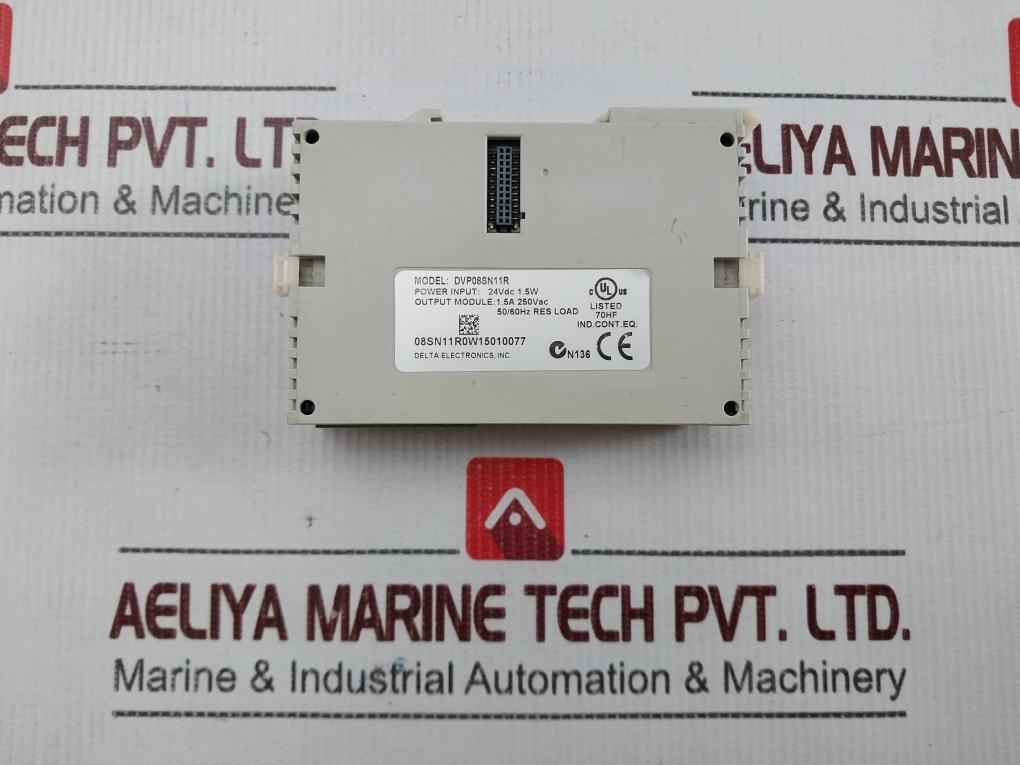 Delta Dvp08Sn11R I/O Extension Module 24Vdc Input 1.5A 250Vac