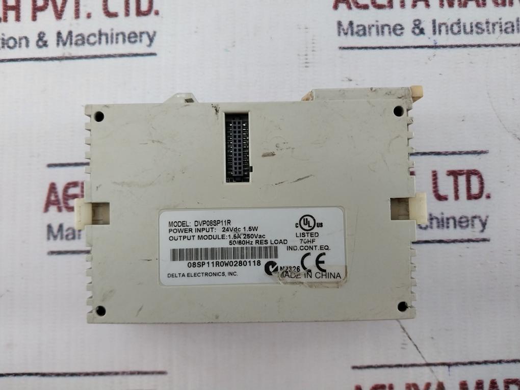 Delta Dvp08Sp11R Digital Output Module Plc 24Vdc 1.5W 08Sp11R0W0280118