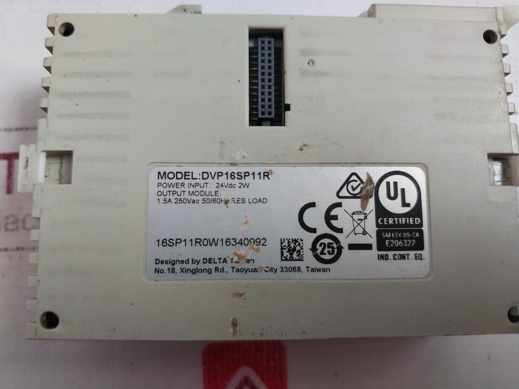 Delta Dvp16Sp11R Dvp-16Sp Plc Digital I/O Module 24Vdc 2W E206327