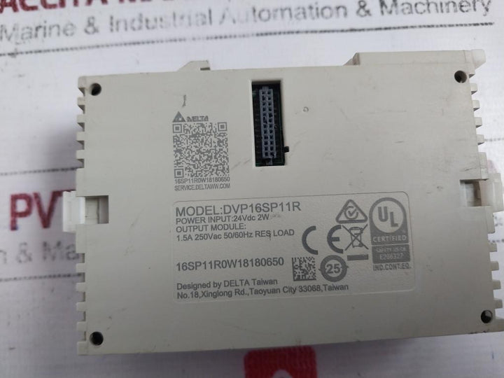 Delta Dvp16Sp11R Input Output Plc Module 1.5A 250Vac 50/60Hz