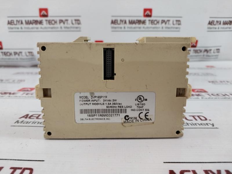 Delta Dvp16Sp11R Plc Output Module 24Vdc 1.5A 250Vac