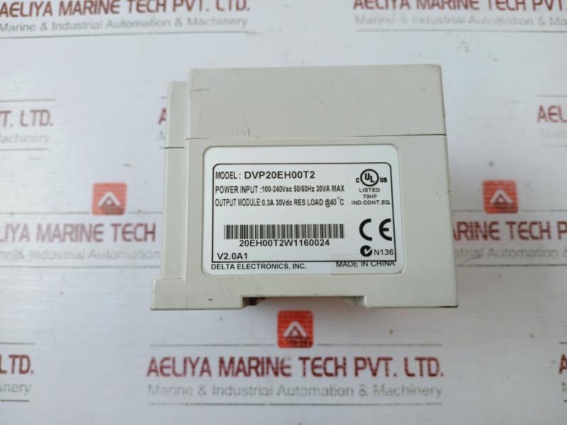 Delta Dvp20Eh00T2 Digital Input/Output Module Programmable Logic Controller Plc