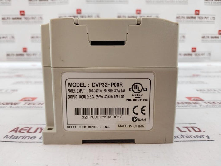 Delta Dvp32Hp00R Plc Controller 32 Points 100-240Vac Output 2.0A 250Vac