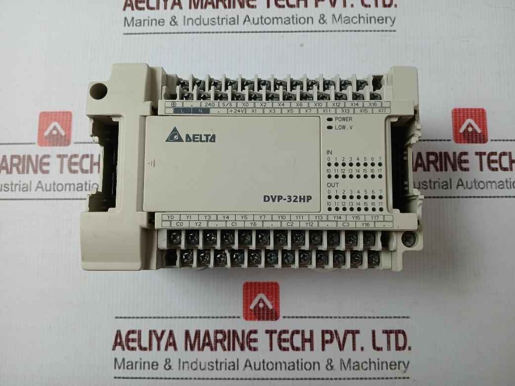 Delta Dvp32hp00t Programmable Logic Controller (Plc) 100-240vac 50/60hz 30va Max