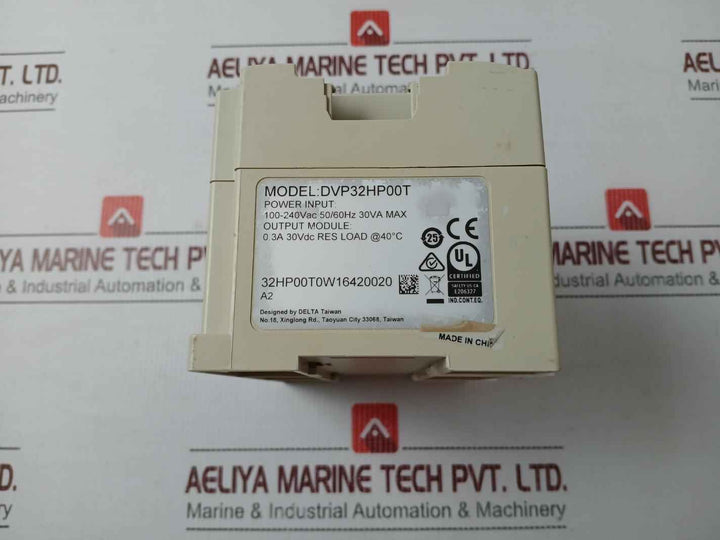 Delta Dvp32hp00t Programmable Logic Controller (Plc) 100-240vac 50/60hz 30va Max