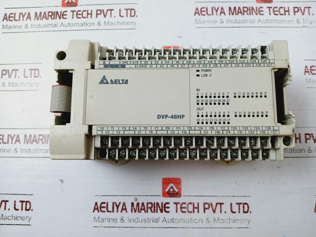 Delta Dvp48Hp00R Plc Digital Input/Output Point Extension Unit 100-240Vac 2.0A