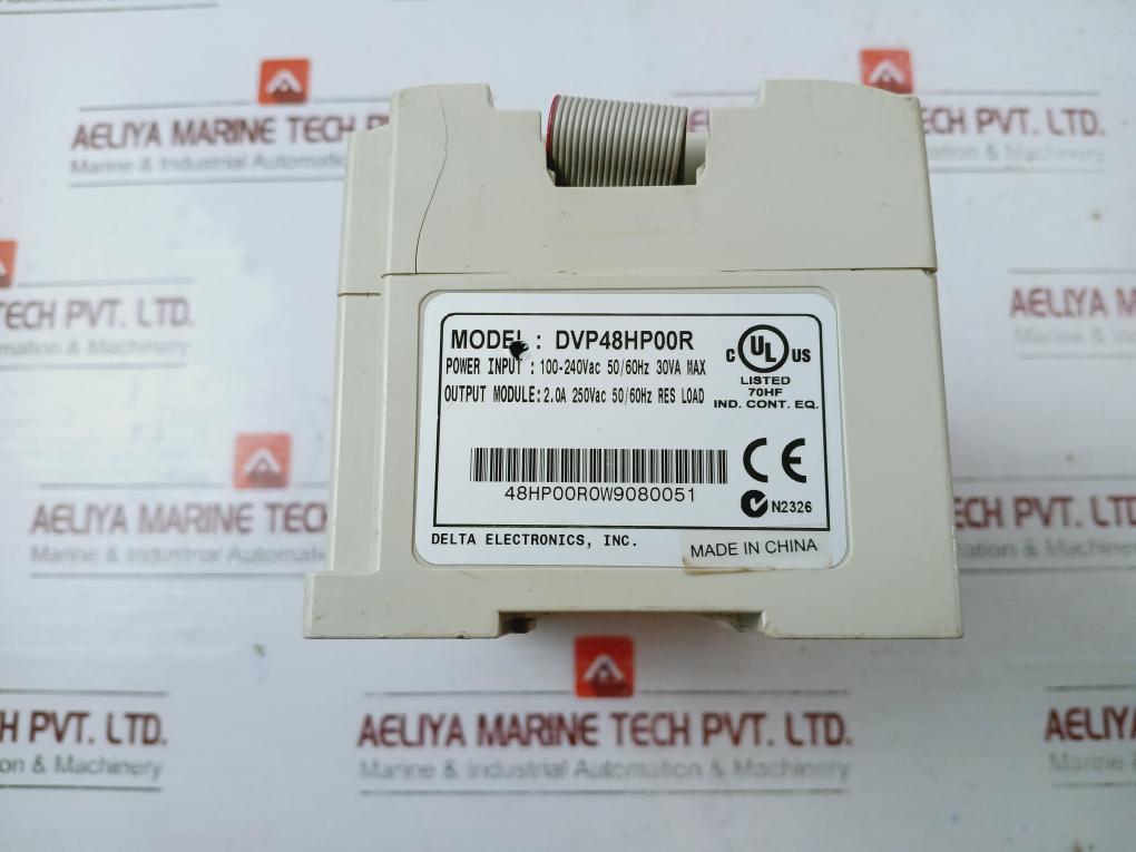 Delta Dvp48Hp00R Plc Digital Input/Output Point Extension Unit 100-240Vac 2.0A