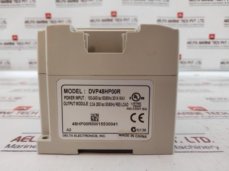 Delta Dvp48Hp00R Plc Digital Input/Output Point Extension Unit 48Hp00R0W15530041