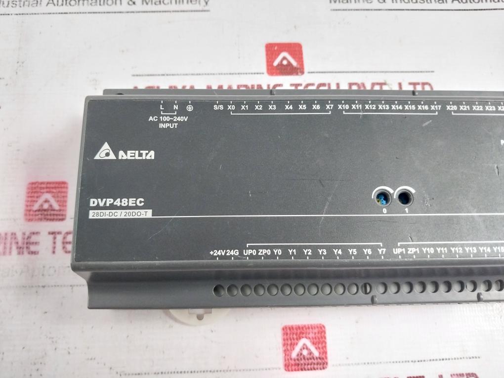 Delta DVP48EC00R3 Programmable Logic Controller DVP Series 50/60 HZ 22.5VA MAX