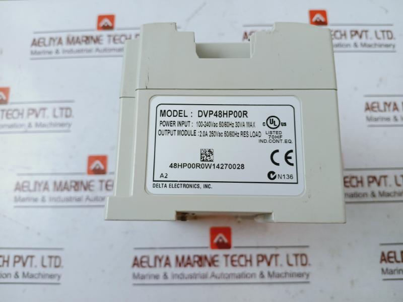 Delta Dvp48hp00r Digital Extension Module 2.0a 250vac