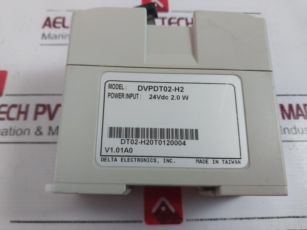 Delta Dvpdt02-h2 Plc I/O Module Repair Service 24Vdc 2.0W , Dt02-h20T0120004