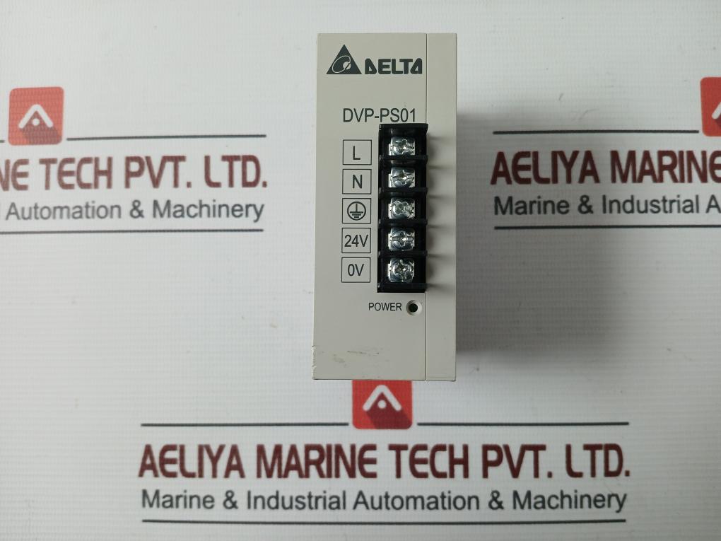 Delta Dvpps01 Plc Power Supply Module 100-240Vac 50/60Hz 24Vdc 1.0A