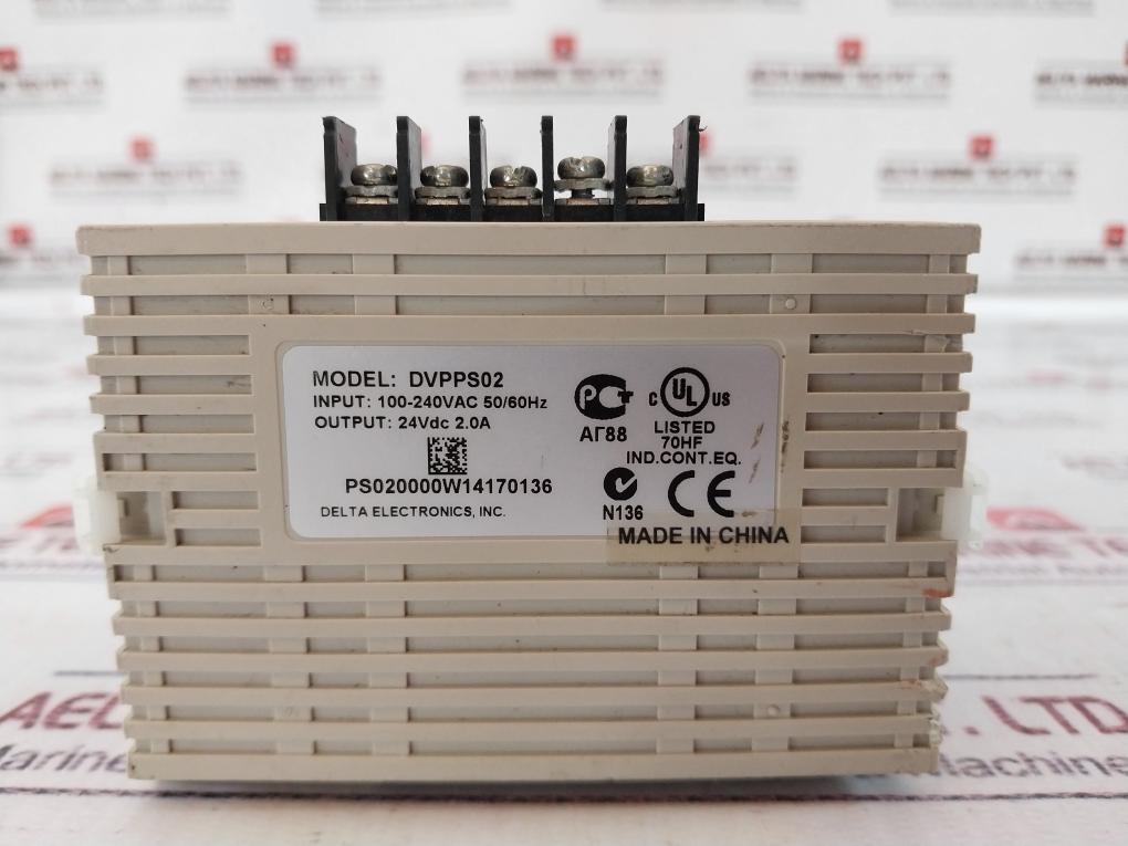 Delta Dvpps02 Authentic Original Switching Power Supply 100-240Vac 50/60Hz