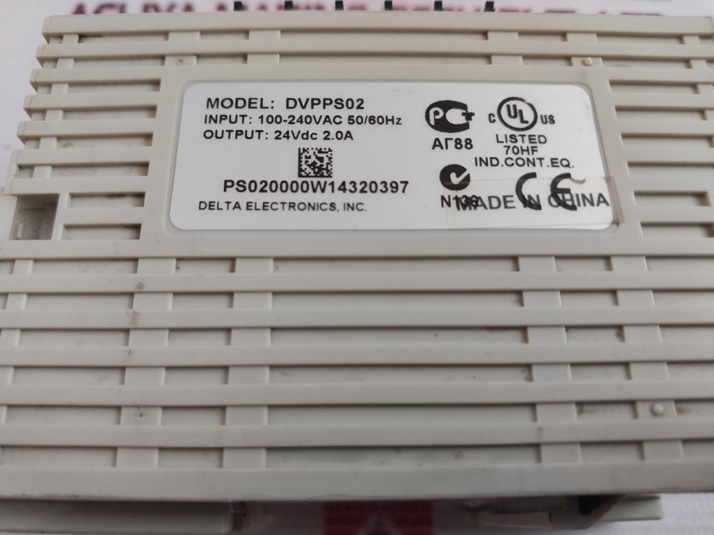 Delta Dvpps02 Power Supply Module 50/60Hz