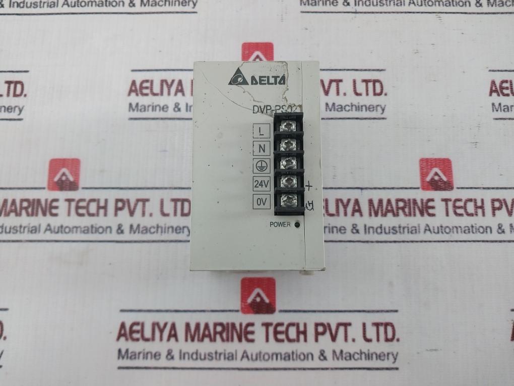 Delta Dvpps02 Power Supply Module Input 100-240Vac 50/60Hz Output 24Vdc 2.0A