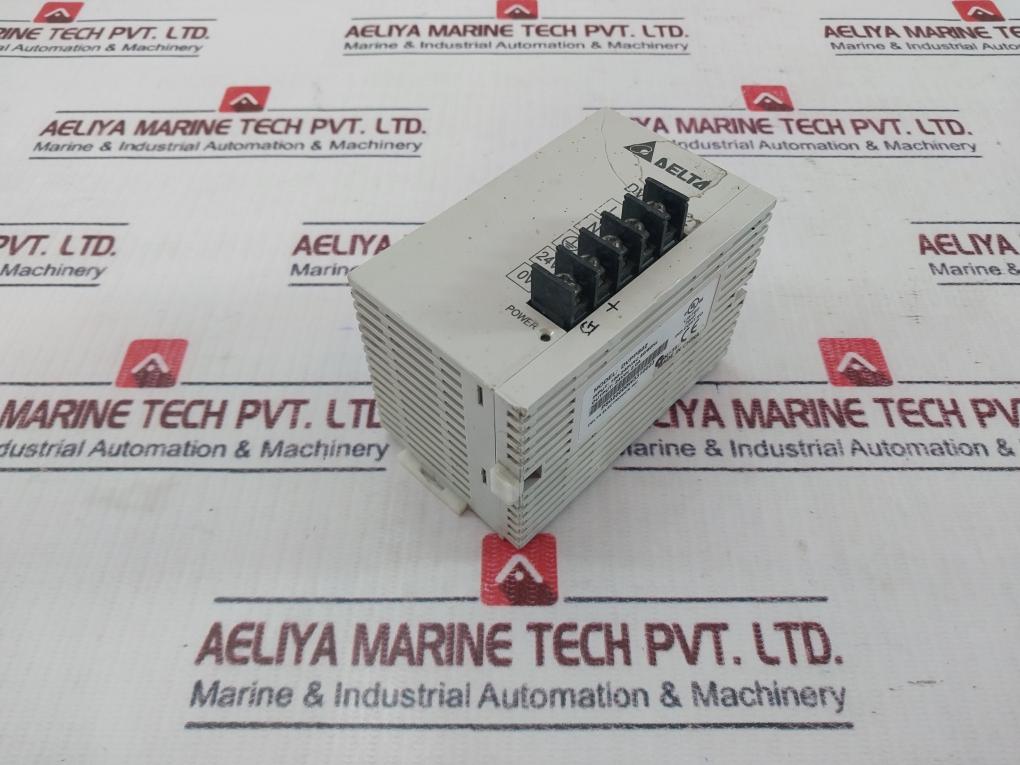 Delta DVPPS02 Power Supply Module, Input 100-240VAC 50/60Hz, Output 24VDC 2.0A