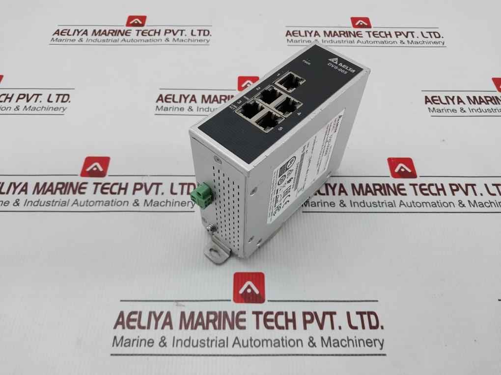 Delta Dvs-005i00 Industrial Ethernet Switch Unmanaged 5 10/100base-t(X) Ports