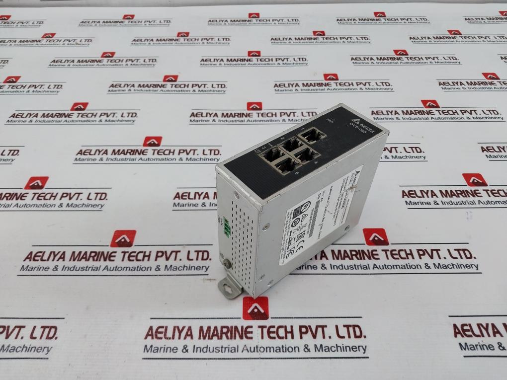 Delta Dvs-005i00/dvs-005100 Unmanaged Industrial Ethernet Switch 12-48vdc