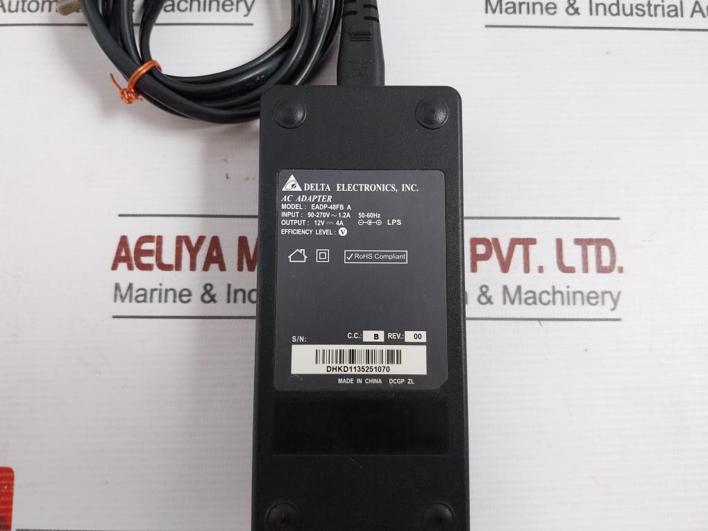 Delta Eadp-48Fb A Ac Adapter 12V 4A