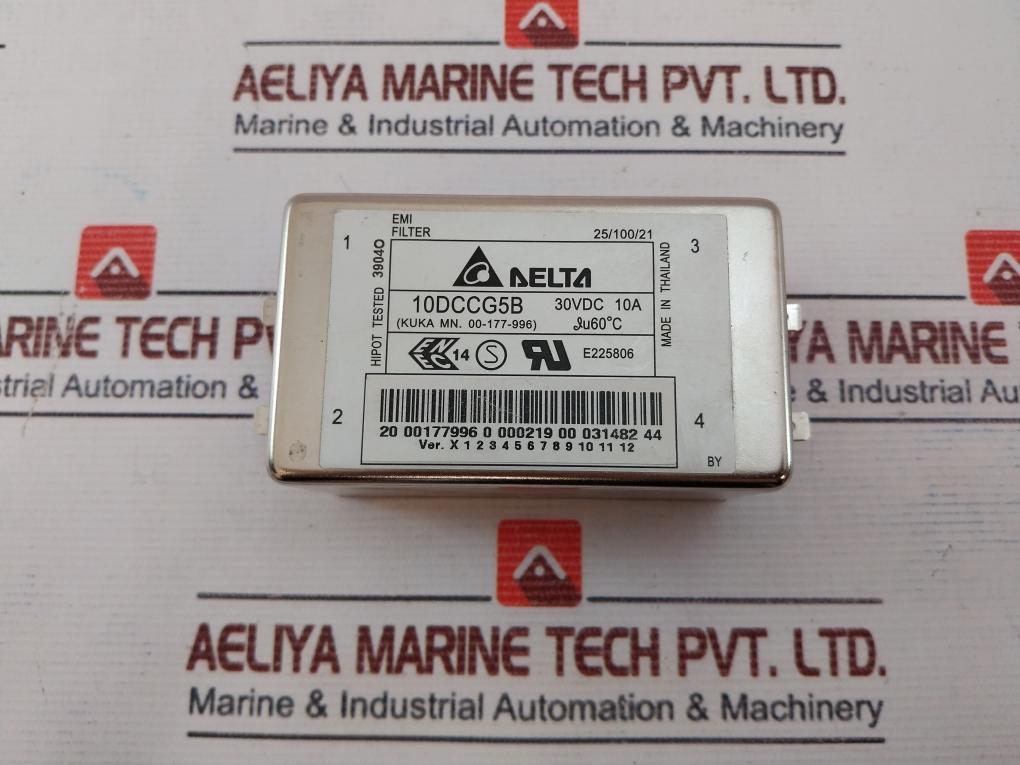 Delta Electronics 10Dccg5B Emi Filter 30Vdc 10A