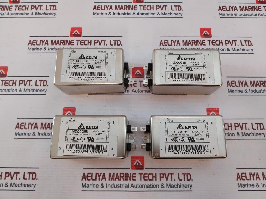 Delta Electronics 10Dccg5B Emi Filter 30Vdc 10A