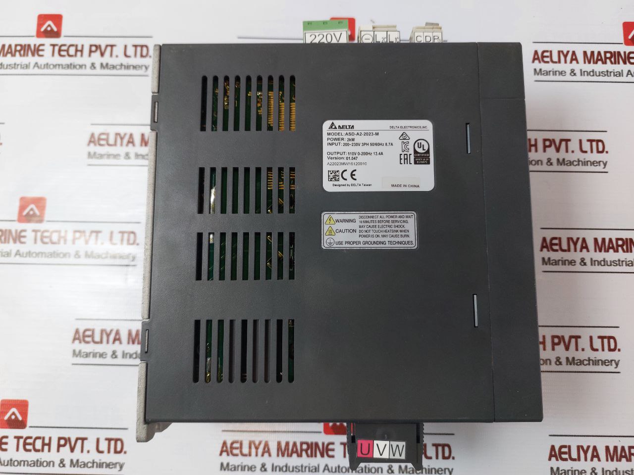 Delta Electronics Asd-a2-2023-m Servo Drive 2Kw 200~230V 3Ph 50/60Hz 8.7A