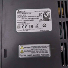 Delta Electronics Asd-b2-0121-b Servo Drive 110V 0-250Hz 0.9A 100W 01.017