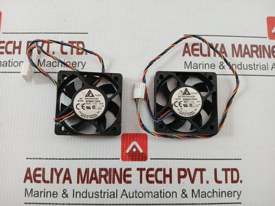 Delta Electronics Dc Brushless Fan 12V Dc 0.15A Efb0512Ha
