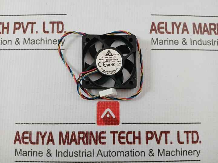Delta Electronics Dc Brushless Fan 12V Dc 0.15A Efb0512Ha