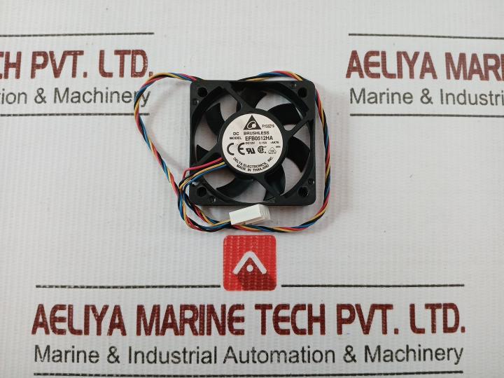 Delta Electronics Dc Brushless Fan 12V Dc 0.15A Efb0512Ha