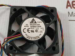 Delta Electronics Dc Brushless Fan 12V Dc 0.15A Efb0512Ha