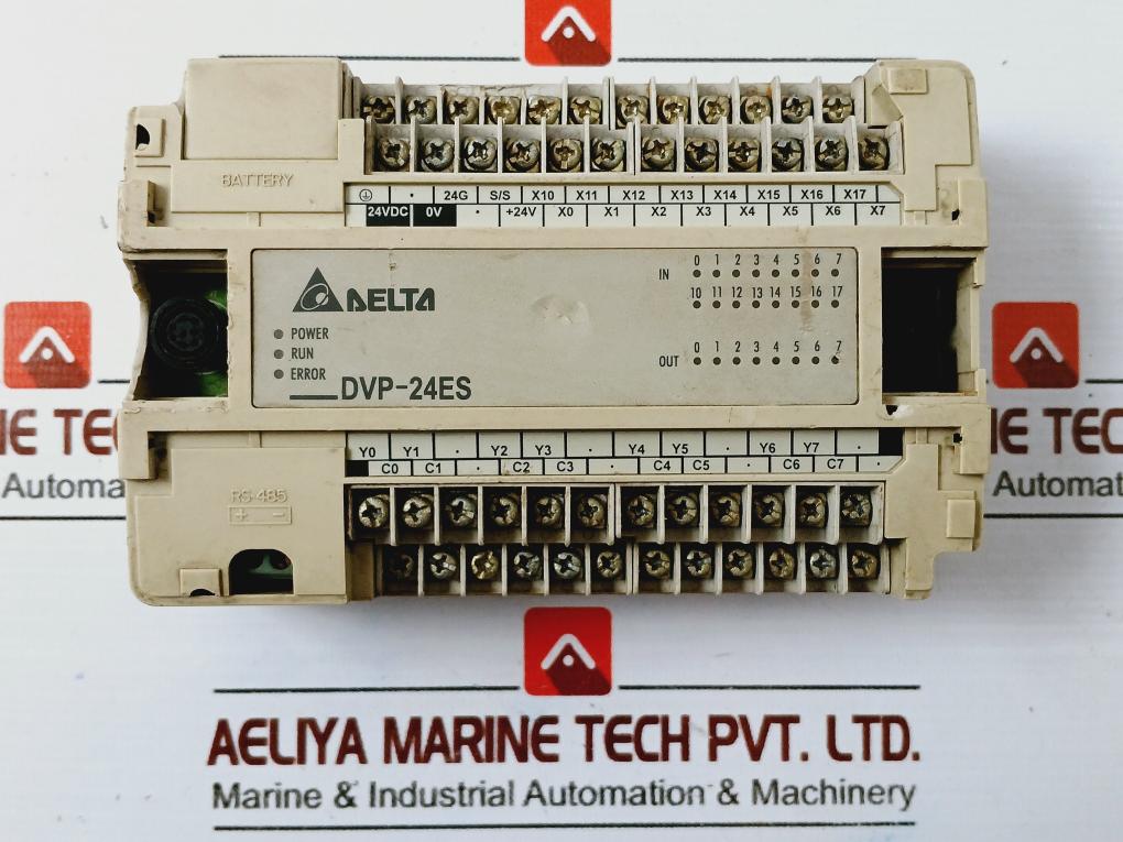 Delta Electronics Dvp24es01t Plc Microprocessor Unit (Mpu) 24vdc 6.5w