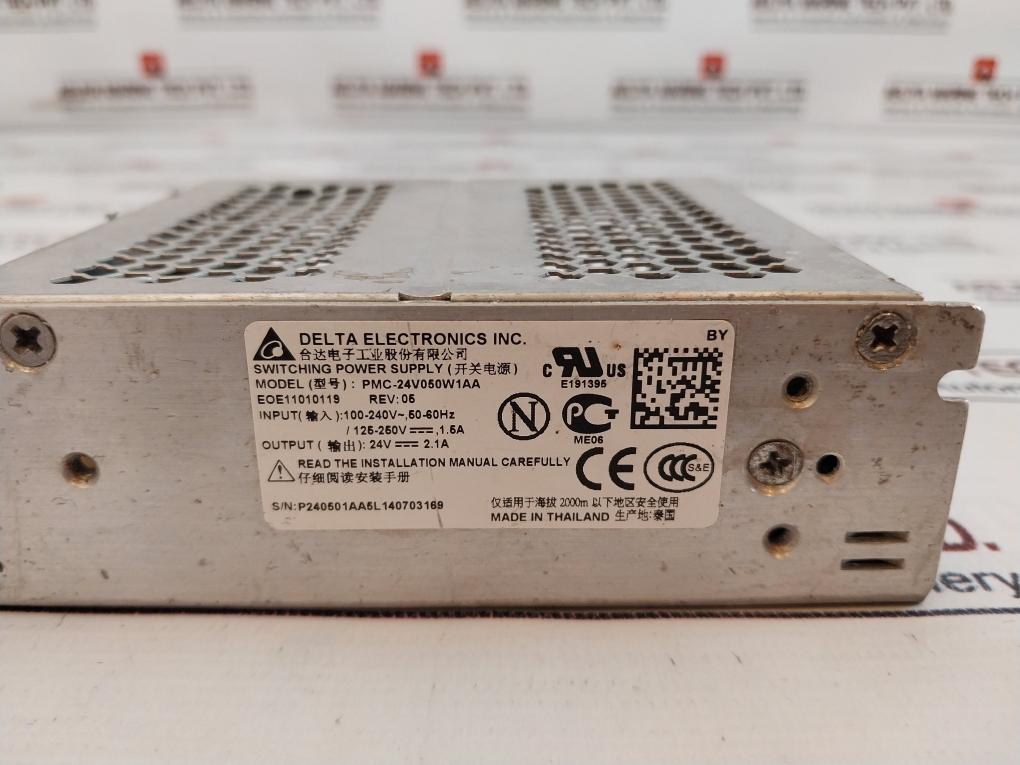 Delta Electronics PMC-24V050W1AA Switching Power Supply Rev 05