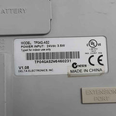 Delta Electronics Tp04G-as2 Hmi Terminal Panel (Without Battery) (Not Working)