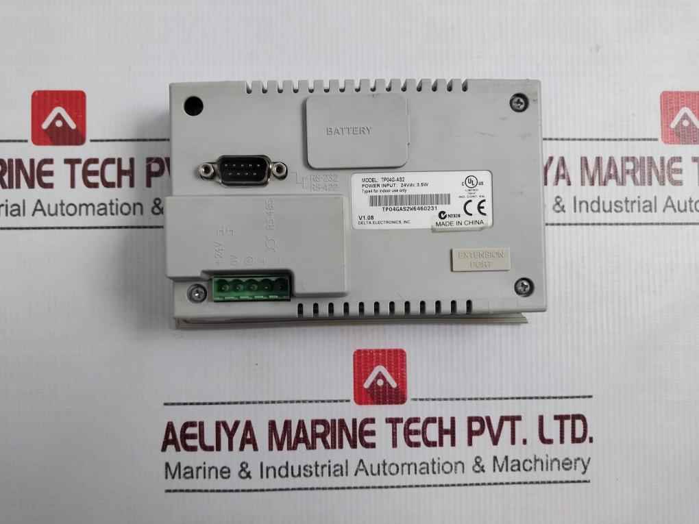 Delta Electronics Tp04G-as2 Hmi Terminal Panel (Without Battery) (Not Working)