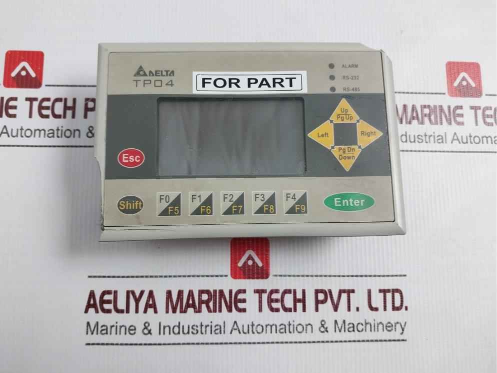 Delta Electronics Tp04G-as2 Hmi Terminal Panel (Without Battery) (Not Working)