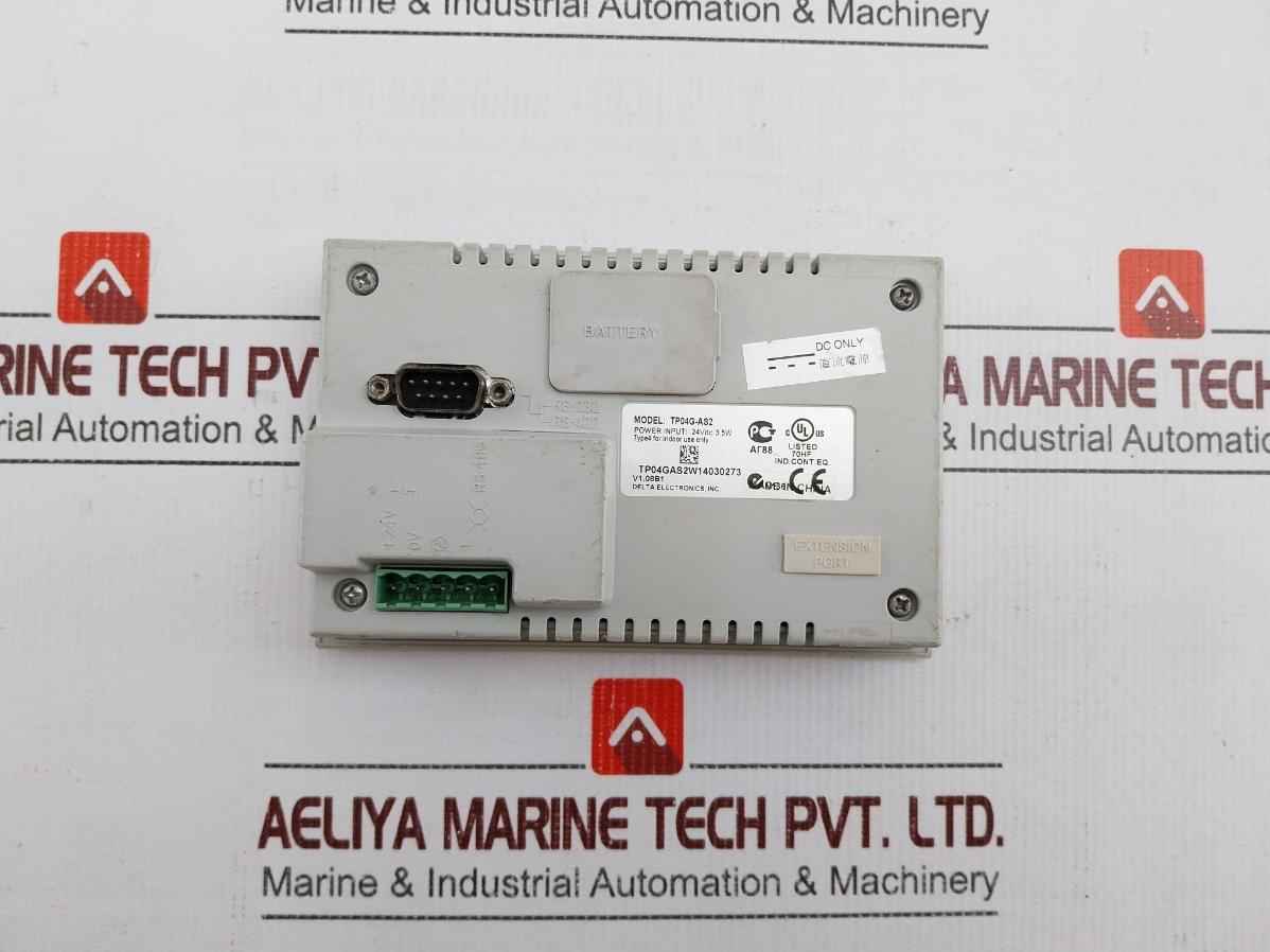 Delta Electronics Tp04G-as2 Hmi Text Panel 24Vdc 3.5W